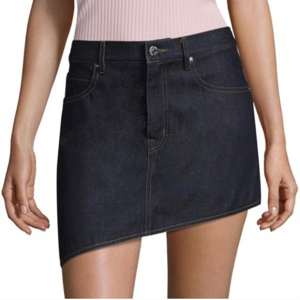 Helmut Lang Asymmetric 5 Pocket Skirt